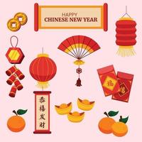 Cute Chinese New Year Sticker 1914422 Vector Art at Vecteezy