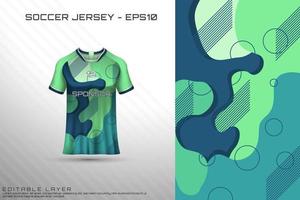 Sports jersey and t-shirt template sports jersey design vector mockup.