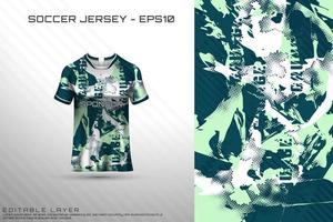 Sports jersey and t-shirt template sports jersey design vector mockup.