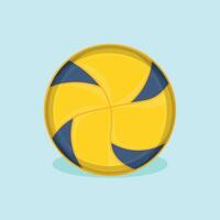 Ilustración de dibujos animados de vector de icono de voleibol. concepto de deporte. prima aislada