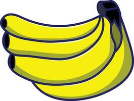 banana cartoon illustration vector