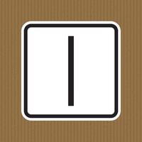 On Power Symbol Sign, Vector Illustration, Isolate On White Background Label. EPS10