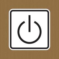 Stand-By Symbol Sign, Vector Illustration, Isolate On White Background Label. EPS10
