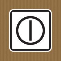 On Off Push-Button Symbol Sign, Vector Illustration, Isolate On White Background Label. EPS10