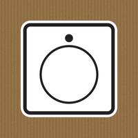 Off For Part Of Equipment Symbol Sign, Vector Illustration, Isolate On White Background Label. EPS10