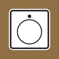 Off For Part Of Equipment Symbol Sign, Vector Illustration, Isolate On White Background Label. EPS10