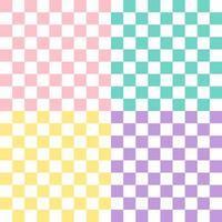 Classic seamless checkers pattern design for decorating, wrapping paper, wallpaper, fabric, backdrop and etc. vector
