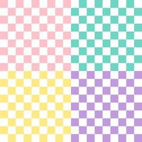 Classic seamless checkers pattern design for decorating, wrapping paper, wallpaper, fabric, backdrop and etc. vector