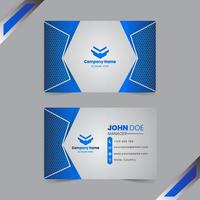 Blue business card template  with luxury gradient and elegant style for esport gaming