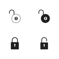 lock icon vector illustration design template