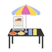 Cereals Stall Concepts vector