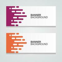 Abstract background banner vector design