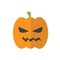 Halloween pumpkin with happy face vector