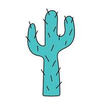 Cactus - cartoon illustration vector