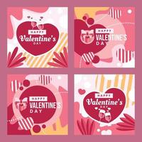 Valentine's Day Cards vector