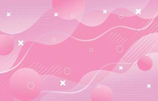 Dinamic Pink Gradient Abstract Liquid Background vector