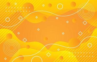 Abstract Yellow Fluit Gradient Background vector