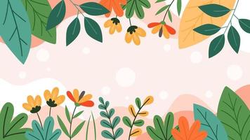 Sping Season Floral Background vector