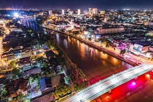 Chiang mai downtown cityscape. photo