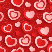 Valentine's Day Seamless Heart Pattern vector