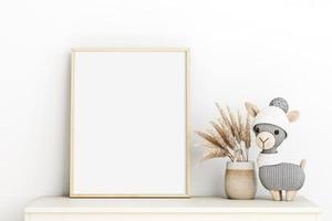 Frame Mockup Kids 8x10 , 3D rendering-  900 photo