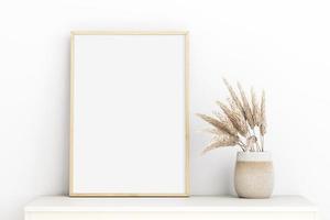 Frame Mockup Boho Style, 3D rendering - 901 photo