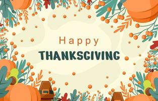 Thanksgiving Background Concept vector