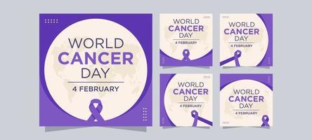 World Cancer Day Cards Collection