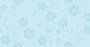 Snowflakes Seamless Background Pattern Blue color photo