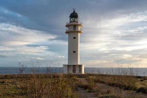 Cap de Barbarie Lighthouse in Formentera in the summer of 2021 photo