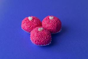 Strawberry chocolate truffle photo