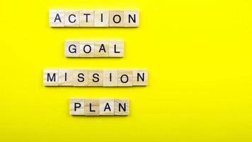 Plan Action Mission Goal photo