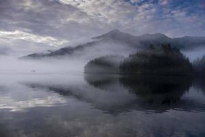 Misty Sunrise, Warm Springs Bay, Alaska photo