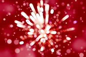 Abstract background. Red gold-colored blur. Circle blur photo