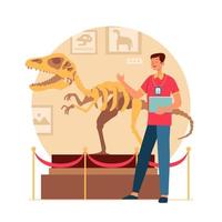 Museum Worker Man vector