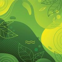 Abstract Nature Green Background vector