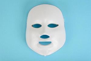 LED face mask. A device for lightening and rejuvenating the skin. Collagen therapy. photo