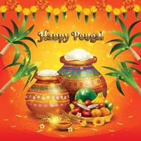 Happy Pongal Day Concept