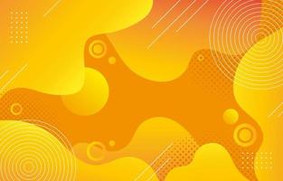Abstract Yellow Gradient Background with Geometric Shape vector