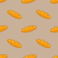 seamless pattern bread design vector