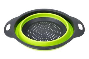 Gadgets for the kitchen. Plastic colander Photo