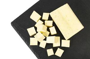 Tofu - soy milk protein product. Studio Photo