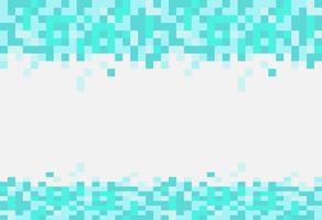 geometric mosaic pixel abstract pattern. blue white background. vector design of your graphic flyer poster banner template