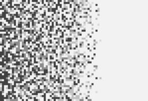 patrón abstracto de píxeles de mosaico geométrico. fondo blanco y negro. diseño vectorial de su plantilla de banner de cartel de volante gráfico