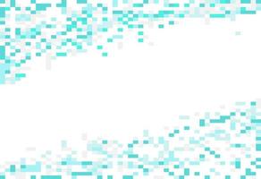 patrón abstracto de píxeles de mosaico geométrico. fondo blanco azul. diseño vectorial de su plantilla de banner de cartel de volante gráfico vector