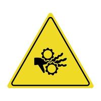icono de símbolo de advertencia de peligro vector