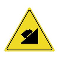 Danger warning symbol icon vector