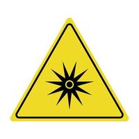 Danger warning symbol icon vector