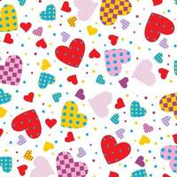 love pattern wallpaper background vector illustration editable