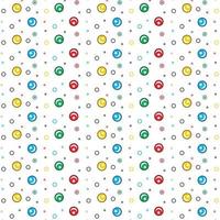 polka dot colorful pattern background vector editable